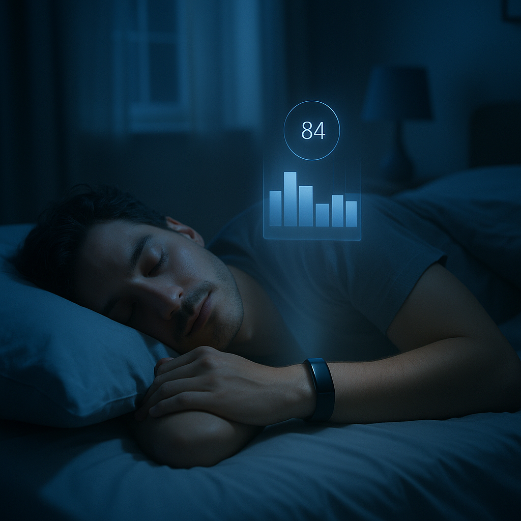 Illustration of sleep tracking